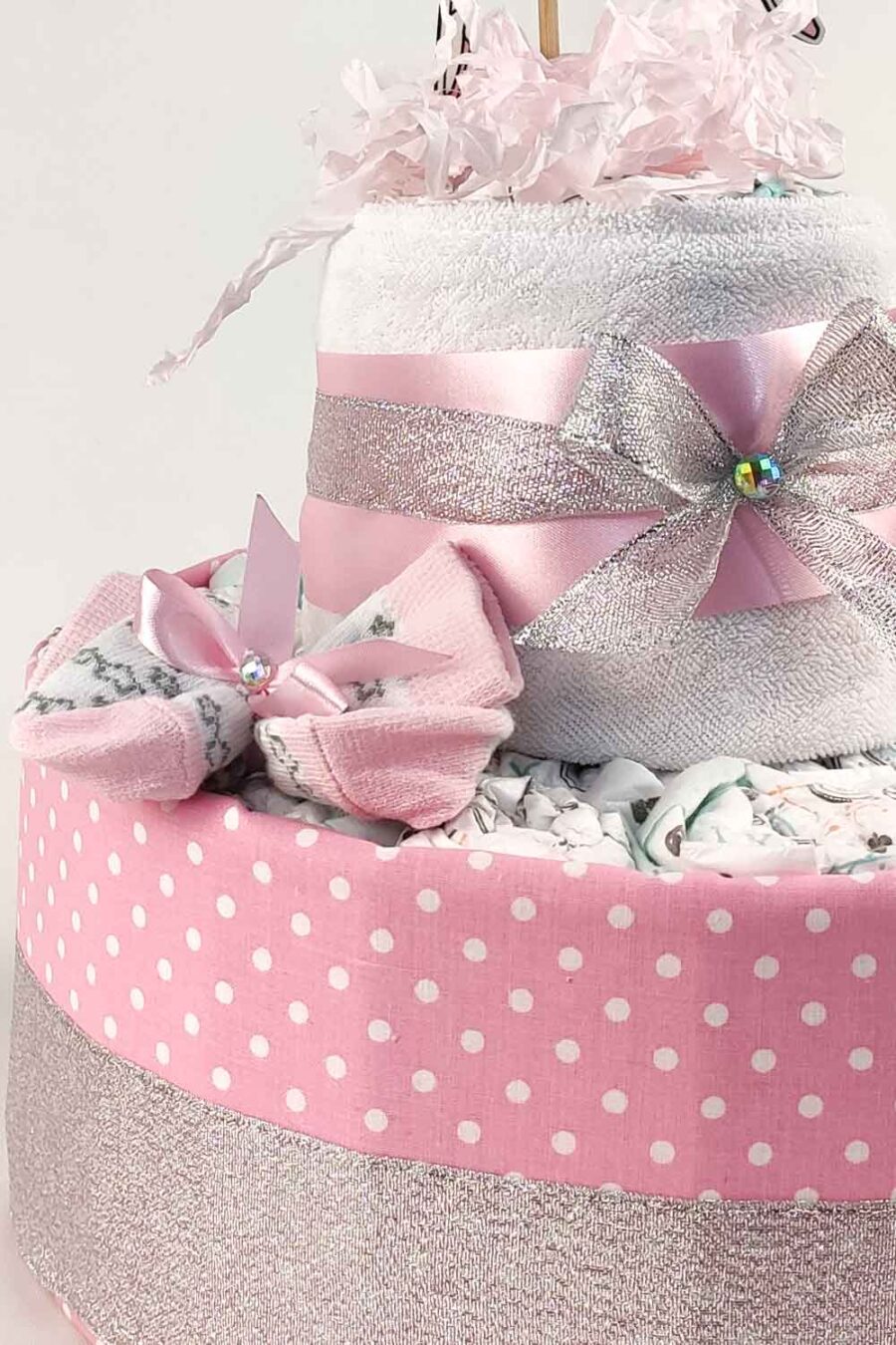 pamper cake για νεογεννητα κοριτσι