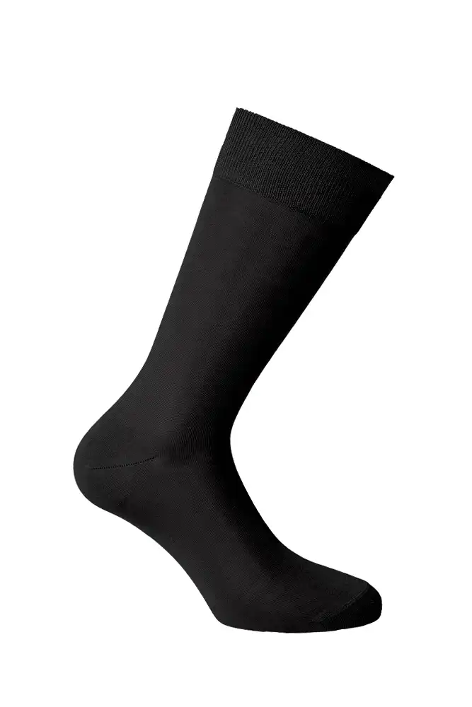 Ανδρικές μαύρες μερσεριζέ κάλτσες