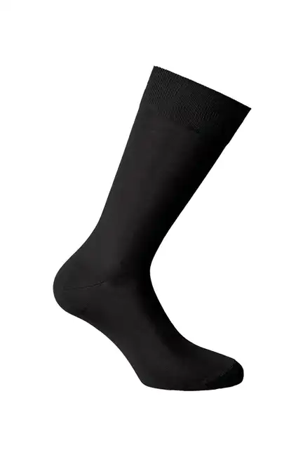 Μαύρη ανδρική κάλτσα βαμβακερή