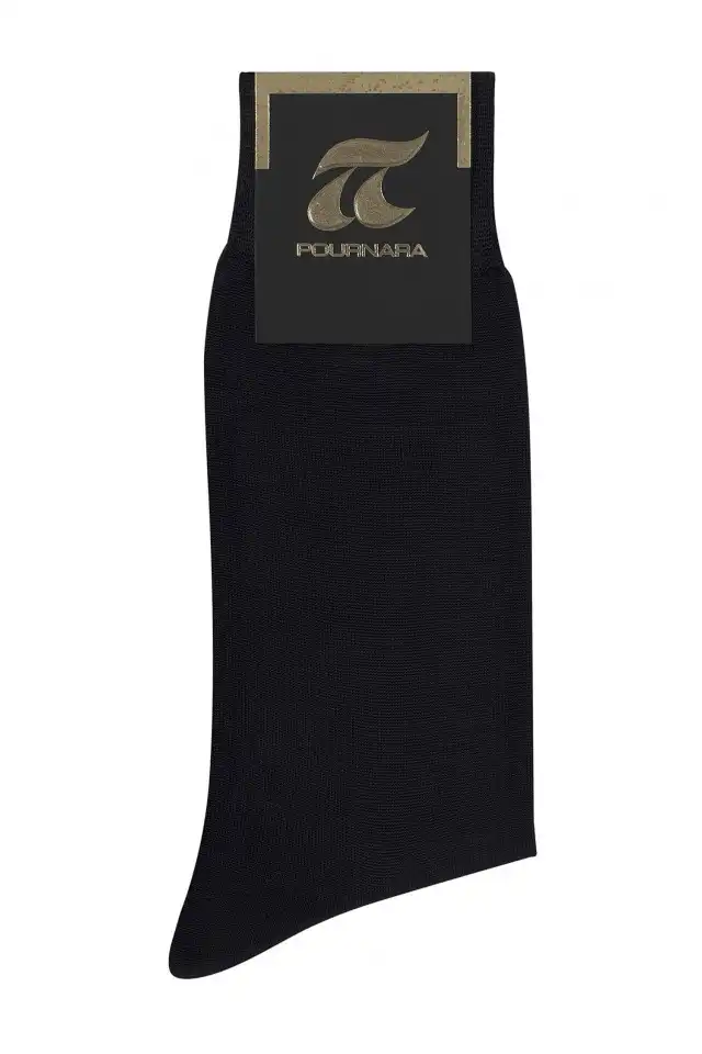 Μαύρη βαμβακερή κάλτσα Πουρνάρας